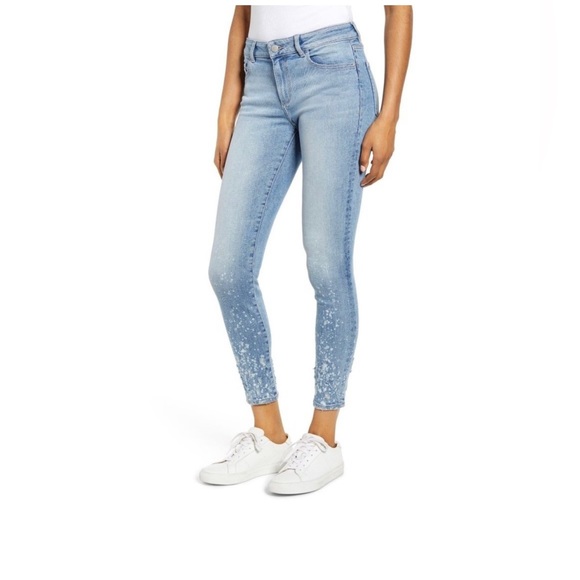 Jeans DL1961 Lara Taille 28 Bootcut Raw Hem - Coupe Midrise, Effet Instasculpt, Occasion Très Bon état
